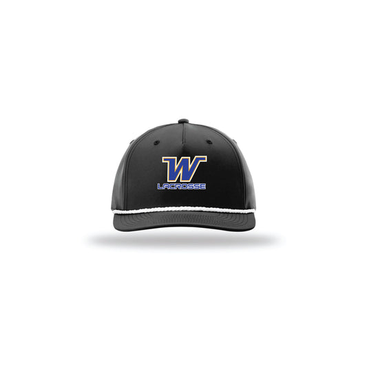 Wayzata Lacrosse Rope Hat - Black