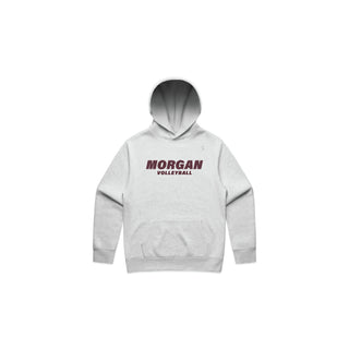 Morgan Volleyball Bold Watermark Hoodie