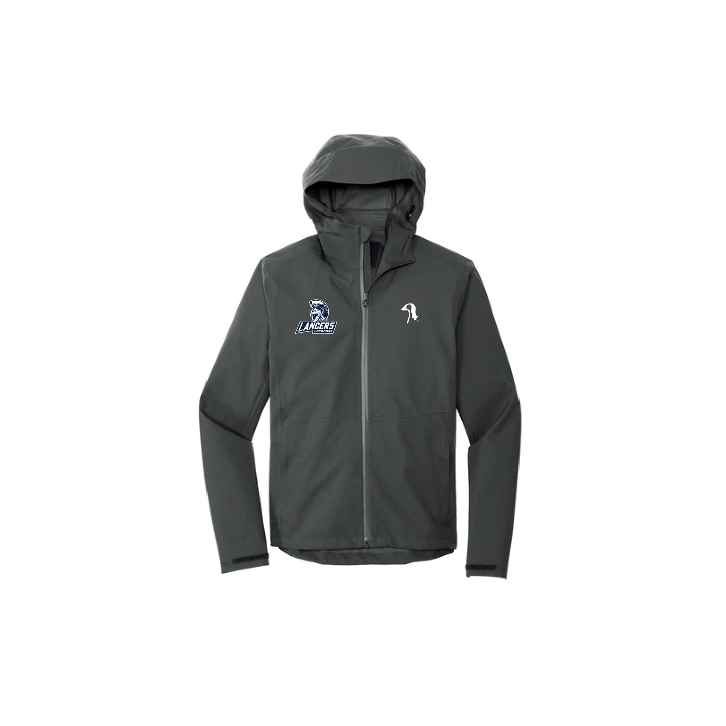 Lancers Zip Rain Coat - Grey