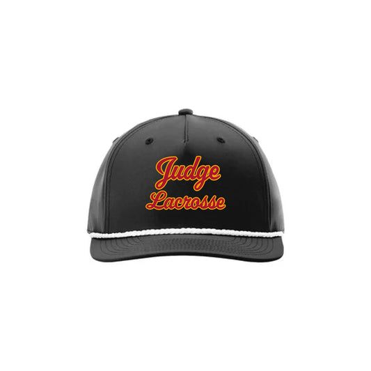 Judge Lacrosse Rope Hat - Black