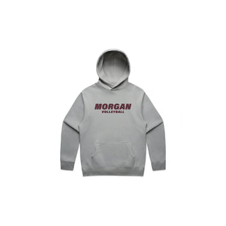 Morgan Volleyball Bold Watermark Hoodie