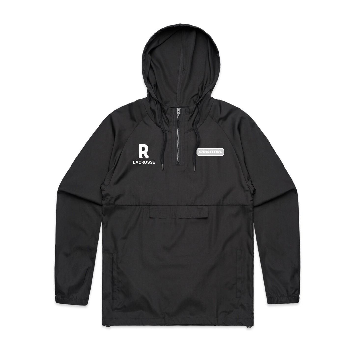 Ridgeline Quarter Zip Rain Coat - Black