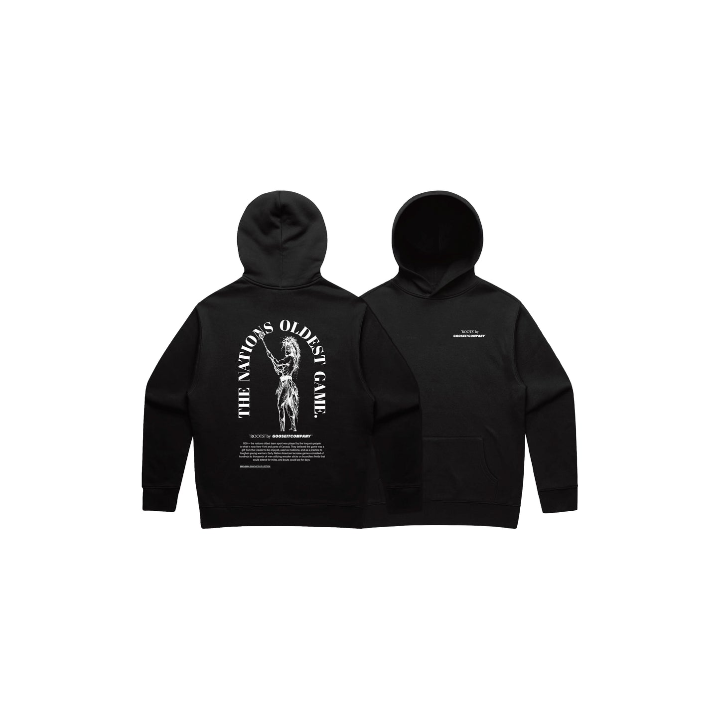 Roots Hoodie - Black