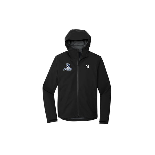 Lancers Zip Rain Coat - Black