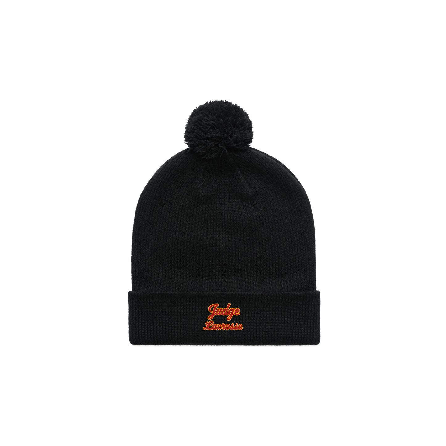 Judge Beanie w/ Pom - Black