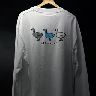 Triple Goose L/S - White