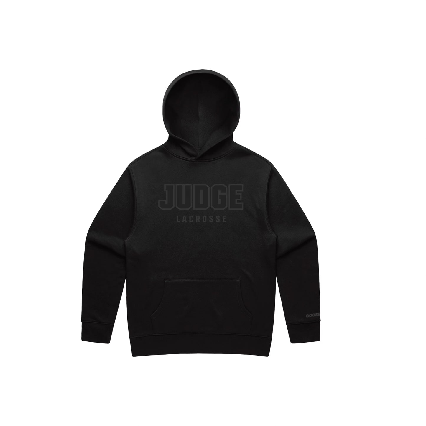 JUDGE Lacrosse Hoodie - Black/Black