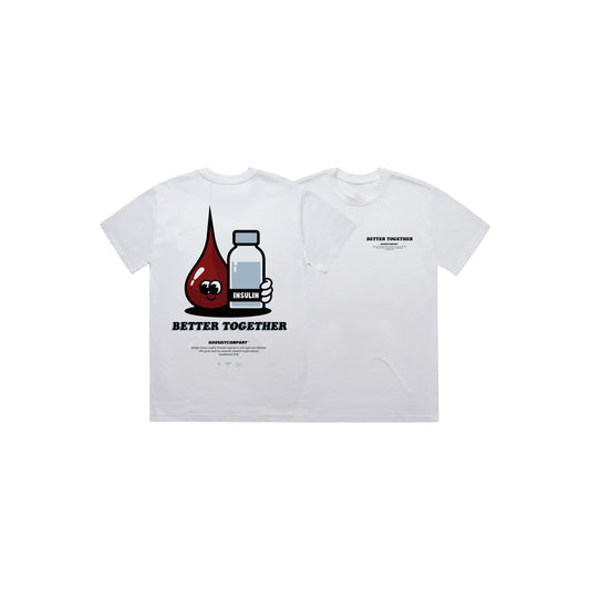 Better Together Tee - White