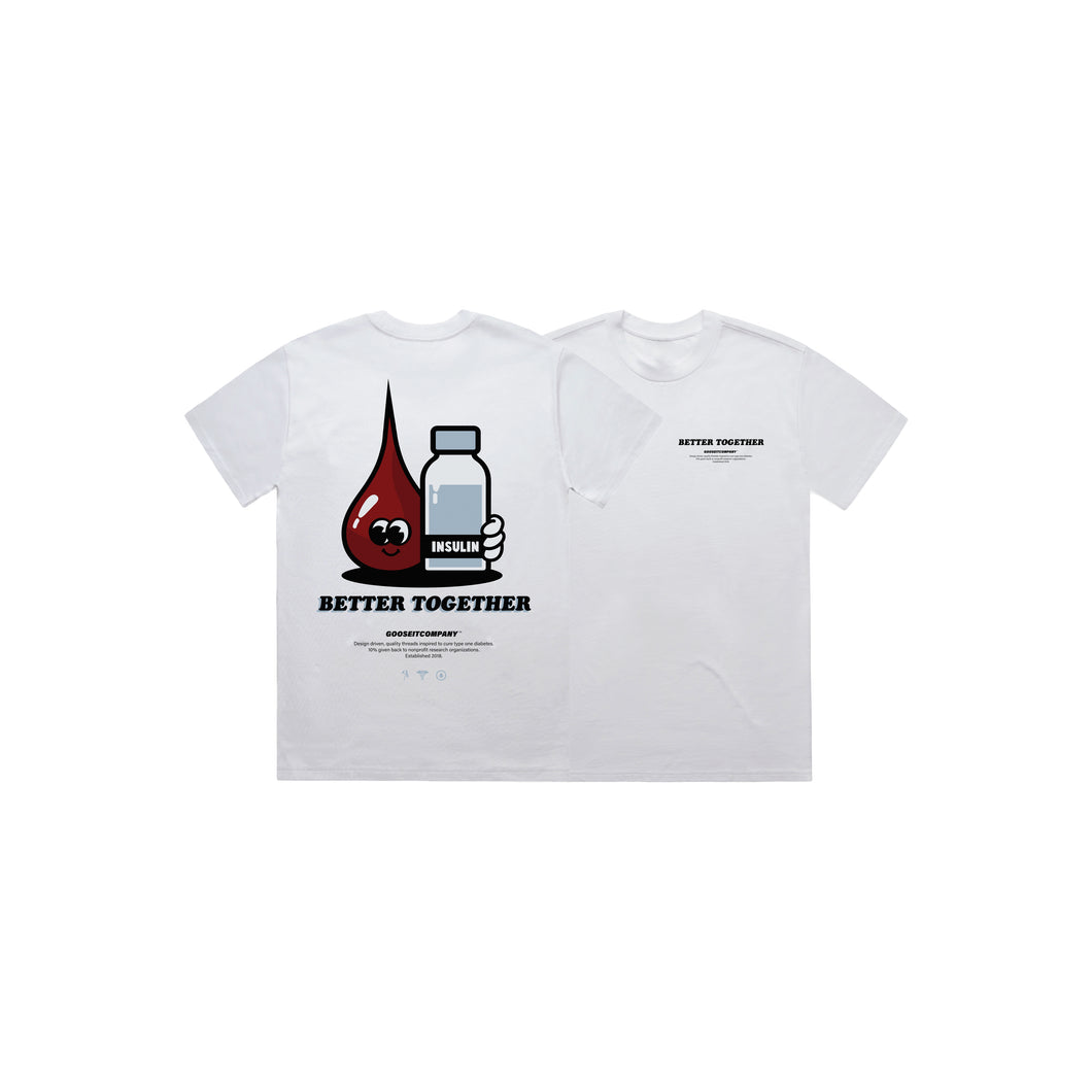Better Together Tee - White