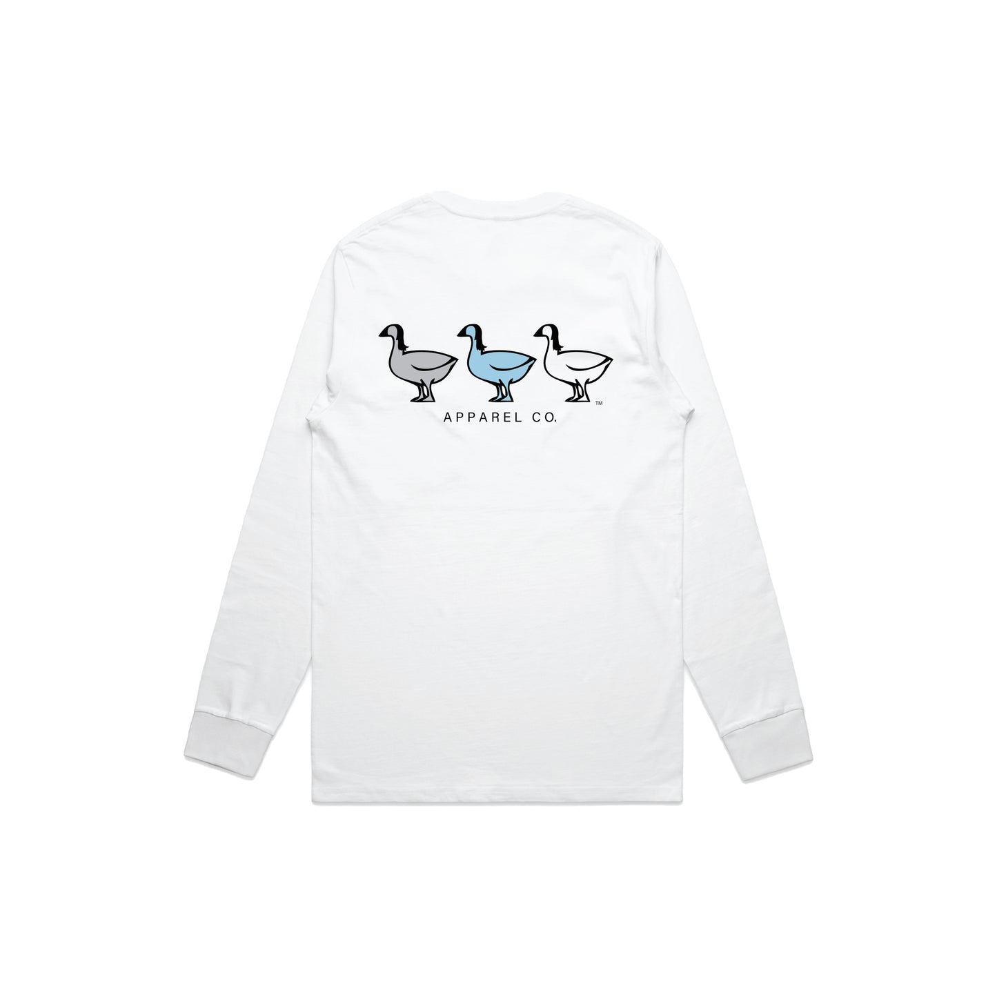 Triple Goose Long Sleeve - White