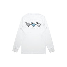 Load image into Gallery viewer, Triple Goose Long Sleeve - White
